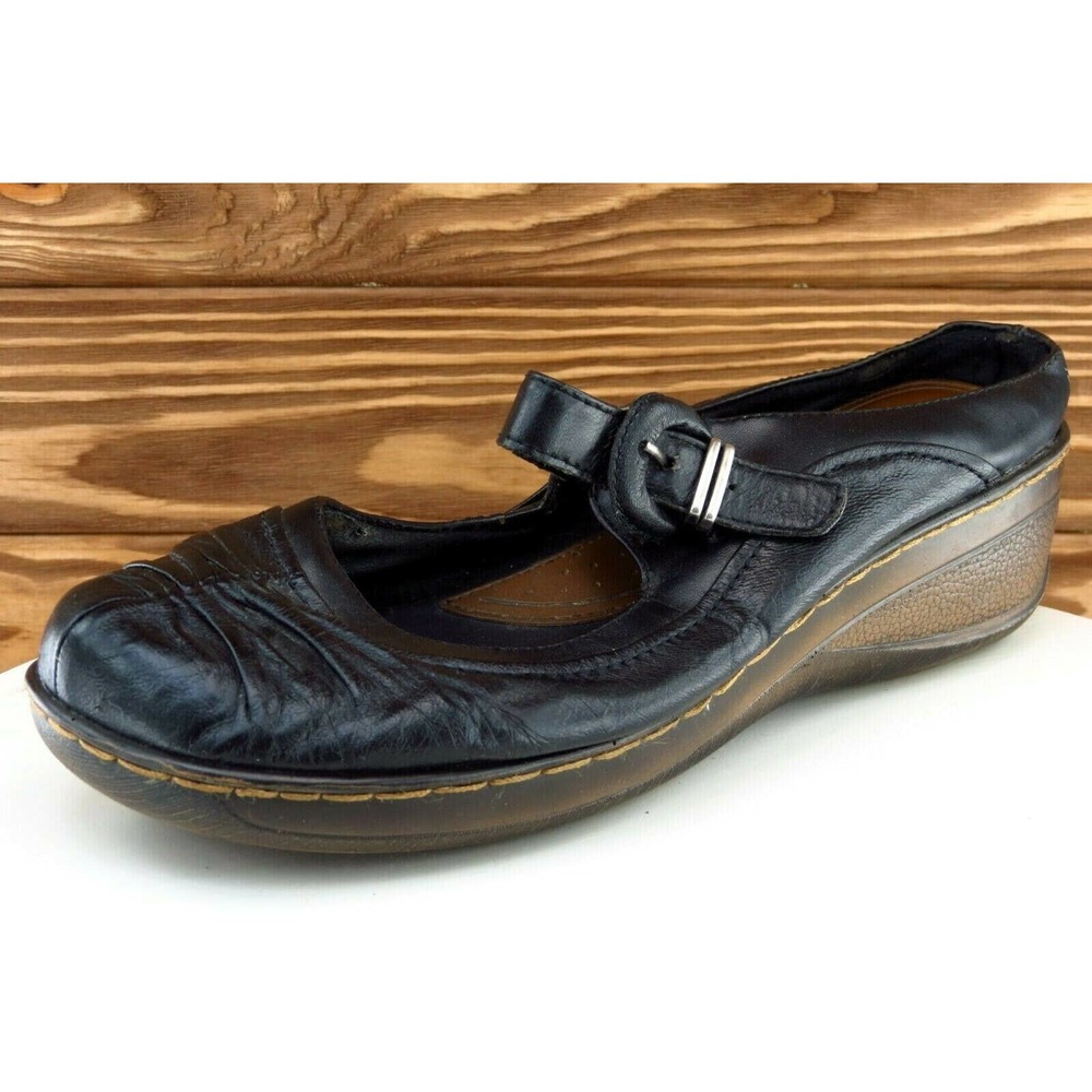 Bare Traps Size‎ 11 M Black Round Toe Mary Jane Leather Women